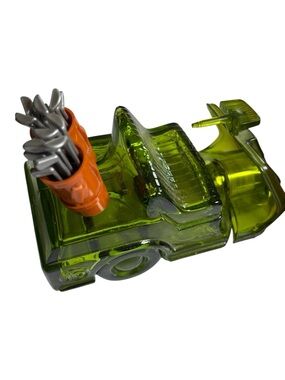 Avon Wind Jammer After Shave Green Golf Cart Empty with Box